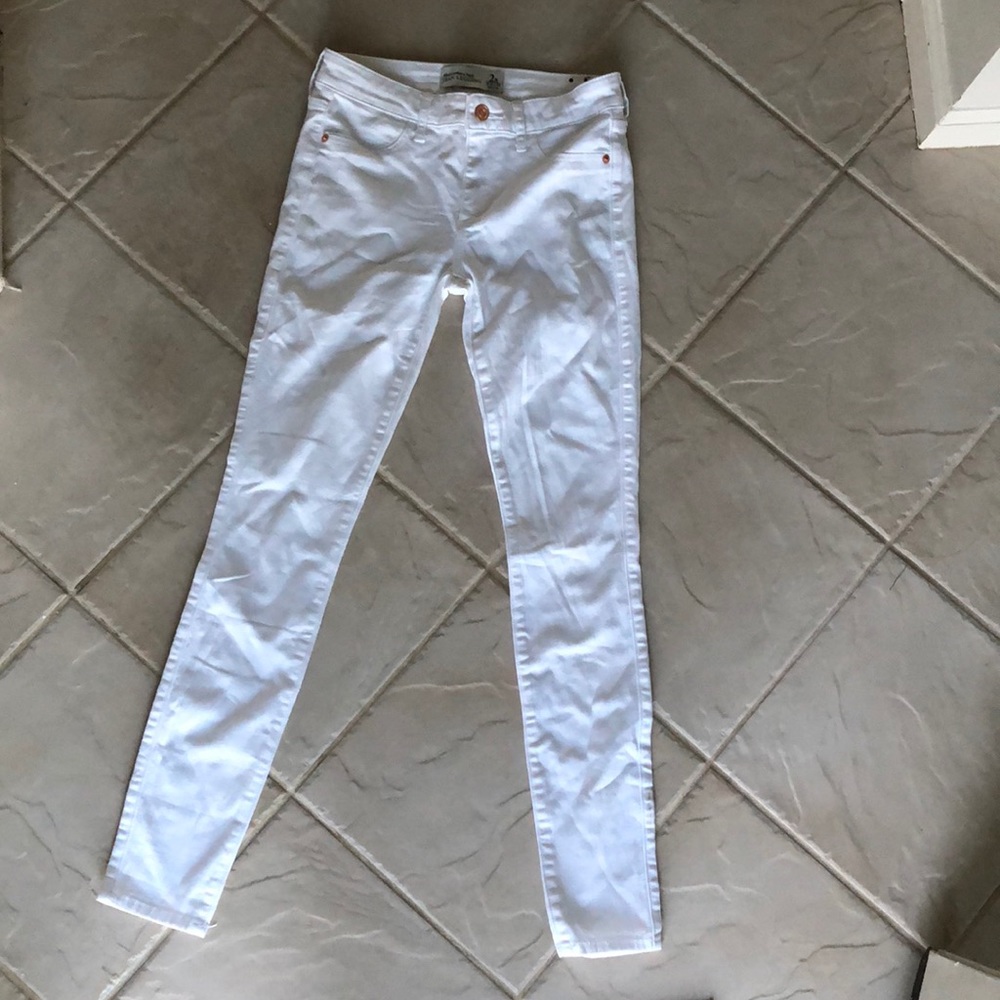 Abercrombie White Jeans